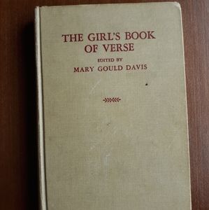 Girls Book of Verse Vintage Book